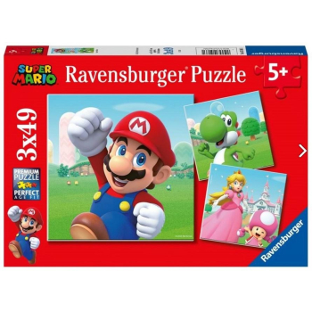 Puzzle dla dzieci 3x49 Super Mario
